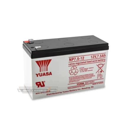 BATTERY-YUASA-NP7.5-12